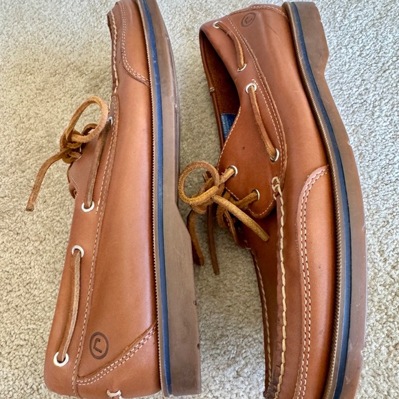ROCKPORT PERTH BROWN LEATHER BOAT SHOE SZ 13 M - Picture 3 of 9